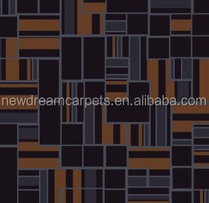 Кантонская PP / нейлон водонепроницаемая огнеупорная ковровая плитка из с Animal Print Pattern