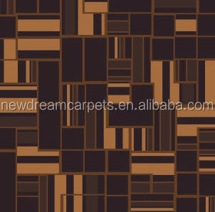 Кантонская PP / нейлон водонепроницаемая огнеупорная ковровая плитка из с Animal Print Pattern
