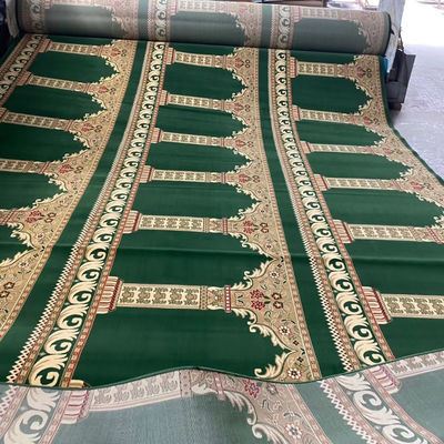 Мусульманская молитва из стены в стену ковер-ролл Tapis de Priere для мечети в прямоугольной форме
