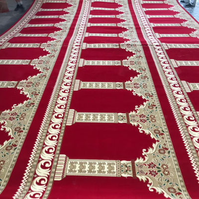 Мусульманская молитва из стены в стену ковер-ролл Tapis de Priere для мечети в прямоугольной форме