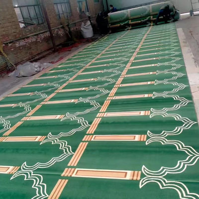 По заказам ковры для мечети Молитвенный банкетный зал Axminster 4*25 Roll Machine Woven Carpet