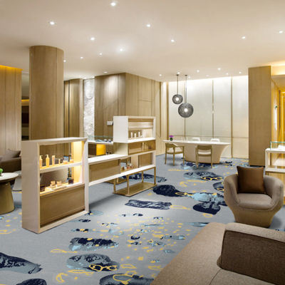 Прямоугольник Axminster ковер Luxury Hotel Flooring Printing Customized Design Ковер для гостиничных номеров 5 звезд