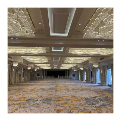 Высота колоды 7-10 ± 0,5 мм Настроенный нейлоновый печатный Axminster Hotel Casino Огнеупорный ковер для места проведения мероприятия
