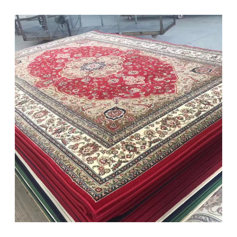 По заказам ковры для мечети Молитвенный банкетный зал Axminster 4*25 Roll Machine Woven Carpet
