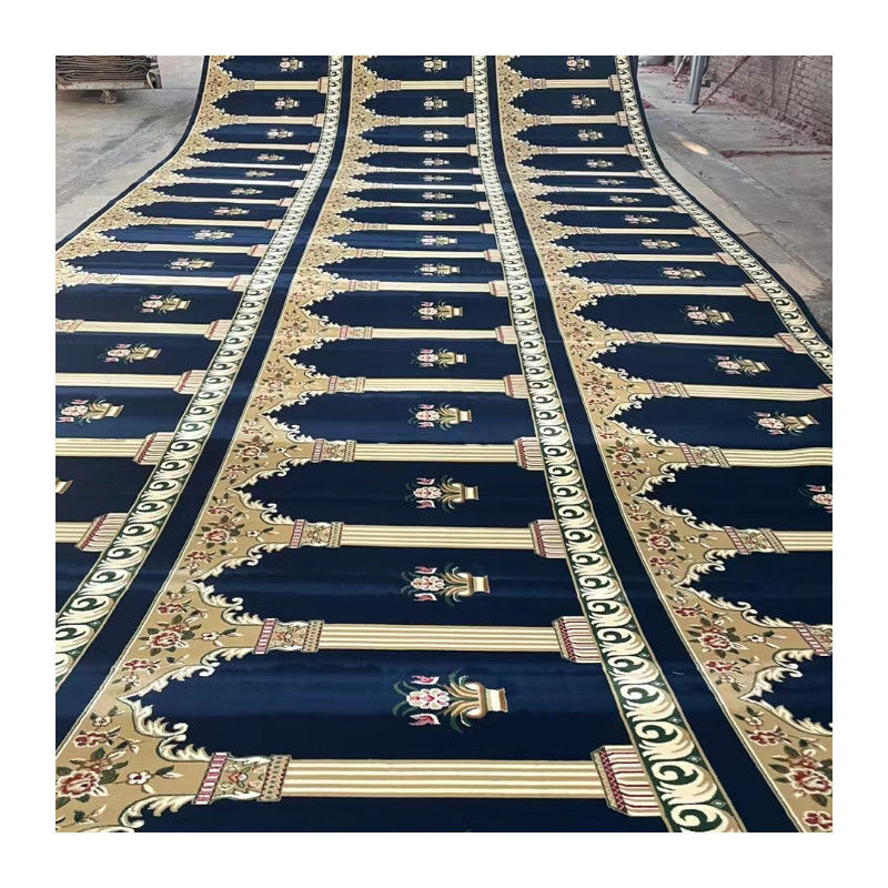 Четырехугольник мусульманская стена к стене Молитвенный ковер Рулон Tapis de Mosque Ковер для мечети